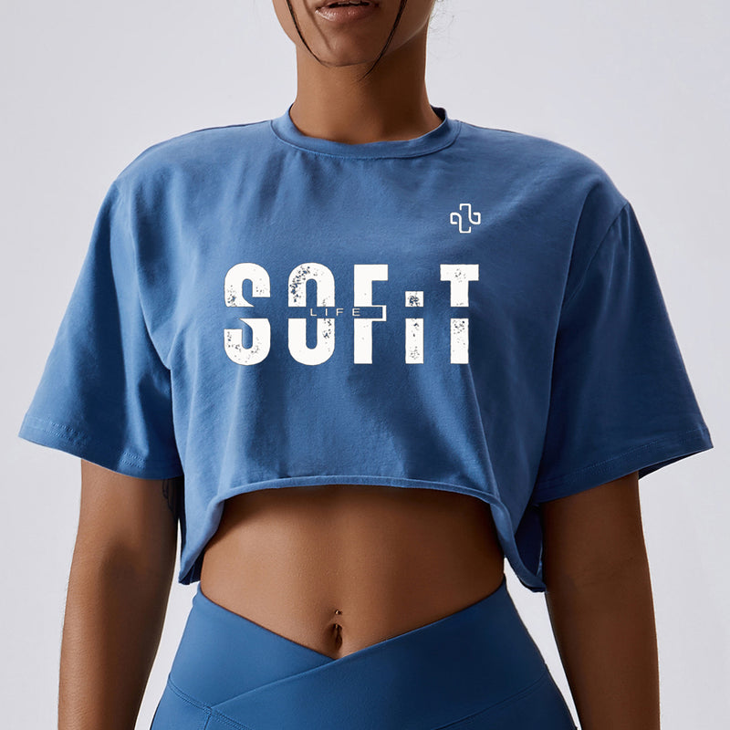 SFL Confidence Couture Crop Tee